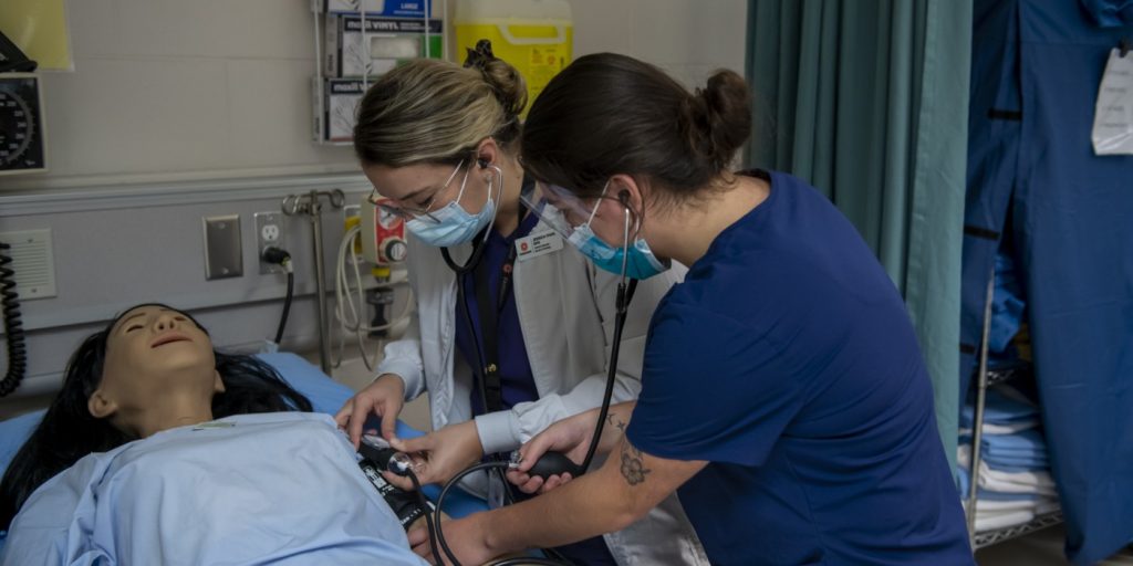 Nursing students practice their skills on real people | 106.9 The X